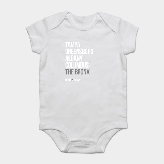 "Homegrown Series (Legends)" Bronx: Jeets Baby Bodysuit by alanduda